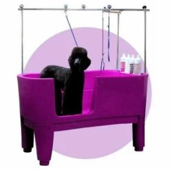 CHADOG Baignoire Pvc Violet 148 X 80 Cm Sur Pieds (à Faire Verifier Par Sav) -Toilletage et hygiène du chien Soldes 10101971 5