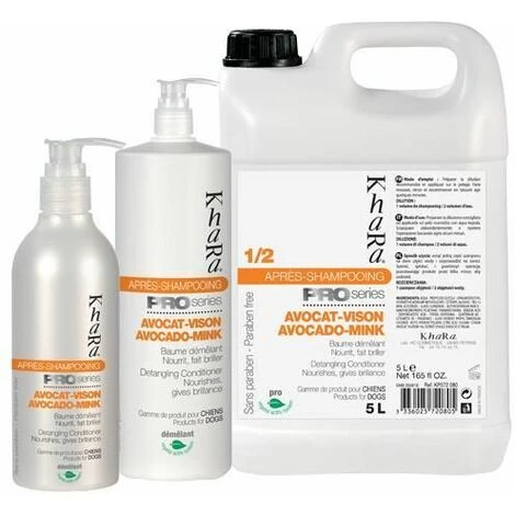 CHADOG Rincage Avocat Vison 250 Ml Khara Pro Series 1 CHADOG Rincage Avocat Vison 250 Ml Khara Pro Series