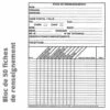 CHADOG Fiches Renseignements Par 50 15 X 21cm