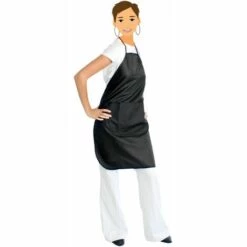 SIBEL Tablier De Toilettage Leatherette Noir