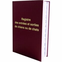 VOS CHIENS MAGAZINE Registre Des Entrées Et Sorties
