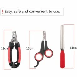 ASUPERMALL Coupe-Ongles Pour Chien Avec Verrou Ciseaux De Toilettage Lime A Ongles 3Pcs -Toilletage et hygiène du chien Soldes 14223485 5