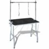 VIDAXL Table De Toilettage Ajustable Pour Chiens Chats 2 Potences