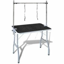 VIDAXL Table De Toilettage Ajustable Pour Chiens Chats 2 Potences