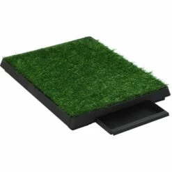 Tapis Pour Animaux Avec Plateau Et Gazon Artificiel Vert VidaXL -Toilletage et hygiène du chien Soldes 15092846 4