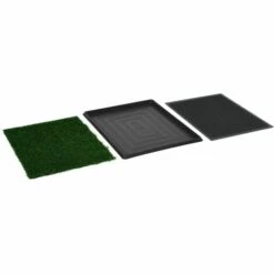 VidaXL Toilette Pour Animaux Avec Plateau Et Gazon Artificiel Vert WC -Toilletage et hygiène du chien Soldes 15092848 5