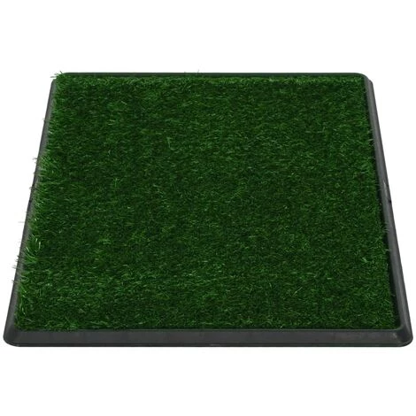 Toilette Pour Animaux Avec Plateau Et Gazon Artificiel Vert WC VidaXL 3 Toilette Pour Animaux Avec Plateau Et Gazon Artificiel Vert WC VidaXL – Image 3