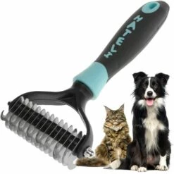 PrimeMatik - Brosse Pour Chiens. Peigne Déméloir Racleur épilateur Qui Empêche La Perte De Cheveux 7 Cm -Toilletage et hygiène du chien Soldes 15748081 3