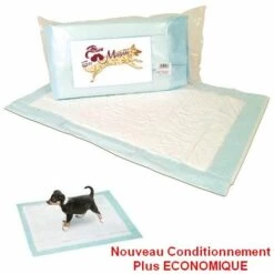 Tapis éducateur - Alèses Pour Chiots Et Chatons Désignation : Tapis éducateur 60 X 40 Cm | Conditionnement : 60 Pièces MORIN 345080