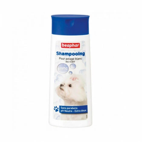 BEAPHAR Shampoing Colorant Poils Blancs Et Gris Béaphar Pour Chien Et Chat 250 Ml 1 BEAPHAR Shampoing Colorant Poils Blancs Et Gris Béaphar Pour Chien Et Chat 250 Ml