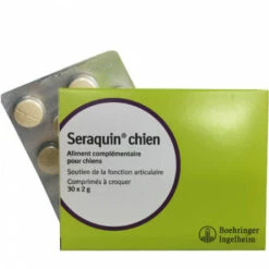 BOEHRINGER Seraquin Pour Chien Souffrant D'arthrose Arthrite - 30 Comprimés