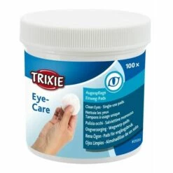 TRIXIE Compresses De Soin Pour La Région Des Yeux, 100 Pcs