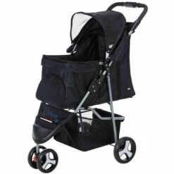 TRIXIE Poussette, 47 × 100 × 80 Cm, 4,6 Kg, Noir -Toilletage et hygiène du chien Soldes 17294556 4