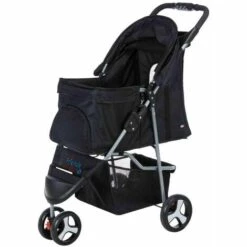 TRIXIE Poussette, 47 × 100 × 80 Cm, 4,6 Kg, Noir -Toilletage et hygiène du chien Soldes 17294556 5