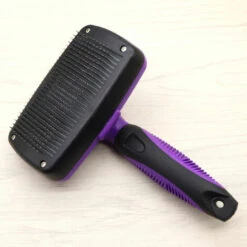 ASUPERMALL Professionnel Autonettoyant Slicker Brosse Pour Animaux C-Toilettage Pour Chiens A Outils Toilettage Peigne (Violet) -Toilletage et hygiène du chien Soldes 22851745 5
