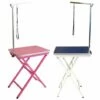 IBANEZ Table Pliante Avec Fourchette TABLE FOLDABLE TABLE ROSE AVEC Fourchette