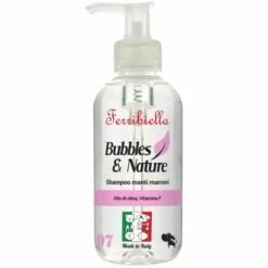 FERRIBIELLA Shampooing Brun Pour Chiens à L'huile D'olive Et à La Vitamine F 250 Ml
