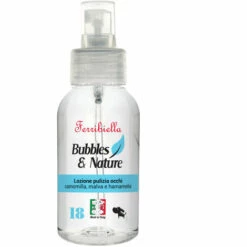 FERRIBIELLA Lotion Pour Nettoyer Les Yeux Des Chiens à L'eau Distillée De Camomille, Mauve Et Hamamélis 100 Ml