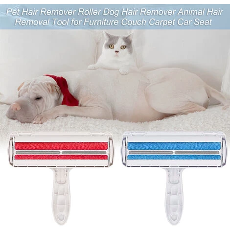 ASUPERMALL Pet Epilateur Rouleau Chien Epilateur Animaux Epilation Outil Pour Meubles Couch Tapis Siege De Voiture, Rouge 4 ASUPERMALL Pet Epilateur Rouleau Chien Epilateur Animaux Epilation Outil Pour Meubles Couch Tapis Siege De Voiture, Rouge – Image 4