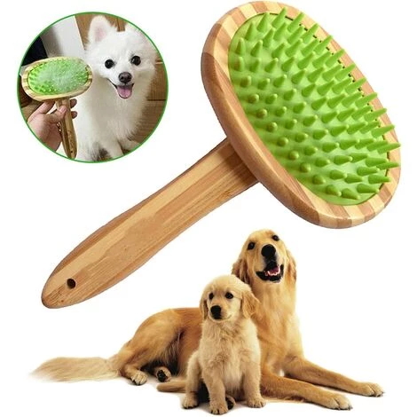 BARES Pecute Brosse Chien Chat De Toilettage Massage En Caoutchouc Brosse De Nettoyage Bain Pour Animaux Peigne De Massage Epilateur Pour Poils Cheveux Longs Courts 2 BARES Pecute Brosse Chien Chat De Toilettage Massage En Caoutchouc Brosse De Nettoyage Bain Pour Animaux Peigne De Massage Epilateur Pour Poils Cheveux Longs Courts – Image 2