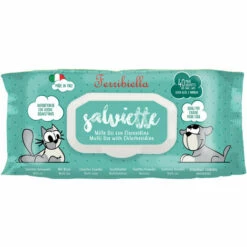 FERRIBIELLA 1 Pcs Lingettes Antibactériennes: Lingettes Hygiéniques Mille Utilisations Antibactériennes Et Apaisantes Pour Chiens Et Chats