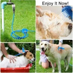 BARES Pulvérisateur De Douche Pour Chien Outil De Bain Pour Chien Adjustable Hand Held Brush And Wipes 2 In 1-2.5M 9 BARES Pulvérisateur De Douche Pour Chien Outil De Bain Pour Chien Adjustable Hand Held Brush And Wipes 2 In 1-2.5M -Toilletage et hygiène du chien Soldes 25270698 5