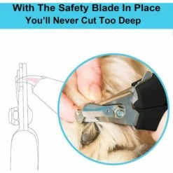 BARES Coupe-Ongles Professionnel Pour Chien Et Chat, Pince à Ongles Coupante Avec Lime à Ongles Pour Chien, Chat, Oiseau Et Toute Taille De Griffe Avec Verrouillage De Sécurité Et Lime à Ongles -Toilletage et hygiène du chien Soldes 25270939 4