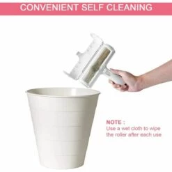 BEARSU Brosse Anti-Peluches Pour Animaux Domestiques Et Poils D'animaux, Brosse à Poils D'animaux Et De Chat, Brosse à Poils D'animaux Réutilisable, Brosse Pour Meubles, Linge De Lit, Canapé, Tapis -Toilletage et hygiène du chien Soldes 25471856 3