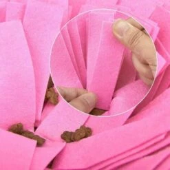 BEARSU Solide Tapis De Fouille Chien Snuffle Mat Chat Lavable En Machine Multifonction Gamelle Chien Pliable Jouet Chien Tapis Educateur Jeu Pour Chien Rose -Toilletage et hygiène du chien Soldes 25472402 4