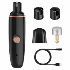 DEVENIRRICHE Meuleuse De Griffes De Chien, Lime à Ongles électrique Et Meuleuse D'ongles Pour Chien Avec 2 Disques Abrasifs, Ciseaux à Griffes Pour Chiens Pour Une Coupe Et Un Lissage En Douceur, Soins Des Griffes Pour Chiens Et Chats