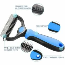 LITZEE Brosse Pour Animaux, Peigne De Toilettage Pour Animaux Domestiques, Brosse Chiens Et Chats, Râteaux De Démêlage Pour Chiens -Toilletage et hygiène du chien Soldes 27204651 3