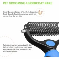 LITZEE Brosse Pour Animaux, Peigne De Toilettage Pour Animaux Domestiques, Brosse Chiens Et Chats, Râteaux De Démêlage Pour Chiens -Toilletage et hygiène du chien Soldes 27204651 4