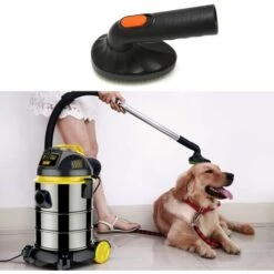 LITZEE Pour Animal Domestique Chat Chien Brosse De Toilettage Outil De Fixation Pour Aspirateur Poils Morts Groom 32 Mm -Toilletage et hygiène du chien Soldes 27204753 3