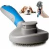 LITZEE Brosse à Poils De Chien Auto-nettoyante Pour Animal Domestique - Brosse De Toilettage Pour Chiots Et Chats - Outil Ergonomique