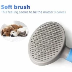 LITZEE Brosse à Poils De Chien Auto-nettoyante Pour Animal Domestique - Brosse De Toilettage Pour Chiots Et Chats - Outil Ergonomique -Toilletage et hygiène du chien Soldes 27204771 4