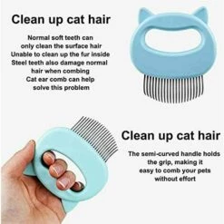 LangRay Peigne De Massage Relaxant Pour Animal Domestique - Brosse De Massage Portable Pour Enlever Les Poils D'animaux Domestiques - Accessoire De Toilettage Adapté Pour Chats Et Chiens -Toilletage et hygiène du chien Soldes 27587754 3