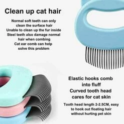 LangRay Peigne De Massage Relaxant Pour Animal Domestique - Brosse De Massage Portable Pour Enlever Les Poils D'animaux Domestiques - Accessoire De Toilettage Adapté Pour Chats Et Chiens -Toilletage et hygiène du chien Soldes 27587754 4