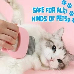 LangRay Brosse De Shampoing Pour Chat Avec Peigne En Silicone Pour épilation à N?uds Ouverts -Toilletage et hygiène du chien Soldes 27587756 3