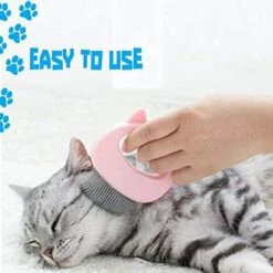 LangRay Brosse De Shampoing Pour Chat Avec Peigne En Silicone Pour épilation à N?uds Ouverts -Toilletage et hygiène du chien Soldes 27587756 4
