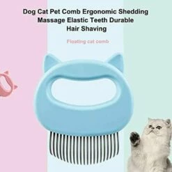 LangRay Brosse De Shampoing Pour Chat Avec Peigne En Silicone Pour épilation à N?uds Ouverts -Toilletage et hygiène du chien Soldes 27587889 5