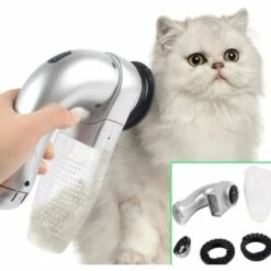 LangRay Brosse électrique à Nettoyer Les Poils Pour Animaux Domestiques, Aspirateur Pour Chien Et Chat - Outil De Toilettage