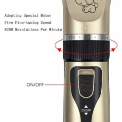 BRIDAY Tondeuse De Chien Chat Avec Poil Long Epais Professionnel Silencieux Tondeuse Rechargeable Electrique Sans Fil Avec Ciseaux Et Peigne -Toilletage et hygiène du chien Soldes 28542713 3