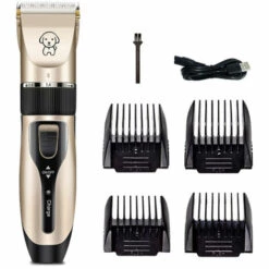 HAPPYSHOPPING Tondeuse Acheveux Pour Animaux De Compagnie Tondeuse Acheveux Electrique Tondeuse Acheveux Pour Chat Et Chien Rechargeable Tondeuse Acheveux Electrique Pour Bebe Adulte Gold Standard -Toilletage et hygiène du chien Soldes 29180504 3
