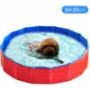 Blusea Pliable Pet Bath Piscine Pliable Chien Piscine Pour Animaux Bain A Remous Piscine Pour Chats Chiens, 60X20Cm