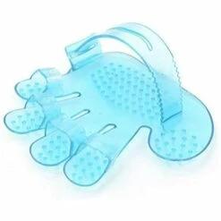 Betterlife Brosse De Bain Pour Animaux De Compagnie Palm Glove Brosse Cinq Doigts Bleu==