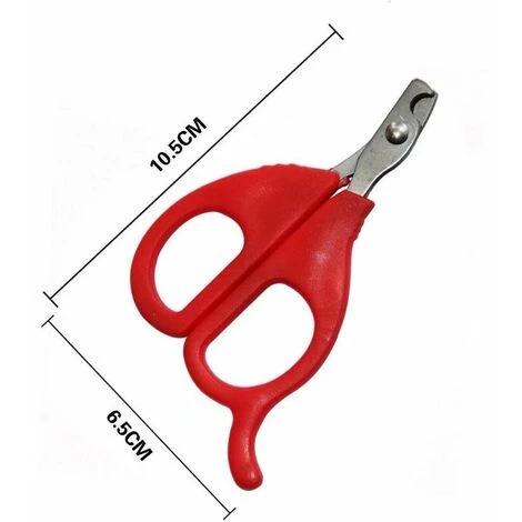 ILoveMilan Fournitures Pour Animaux De Compagnie Coupe-ongles Pour Chien Coupe-ongles Pour Chat Manucure Animale Ciseaux De Toilettage Nail Art (Rouge 10.1 * 6.1cm) 2 ILoveMilan Fournitures Pour Animaux De Compagnie Coupe-ongles Pour Chien Coupe-ongles Pour Chat Manucure Animale Ciseaux De Toilettage Nail Art (Rouge 10.1 * 6.1cm) – Image 2