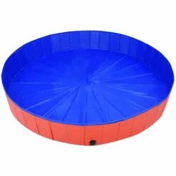 VidaXL Piscine Pliable Pour Chiens Rouge 200x30 Cm PVC -Toilletage et hygiène du chien Soldes 30160722 4