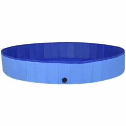 VidaXL Piscine Pliable Pour Chiens Bleu 200x30 Cm PVC -Toilletage et hygiène du chien Soldes 30160724 3