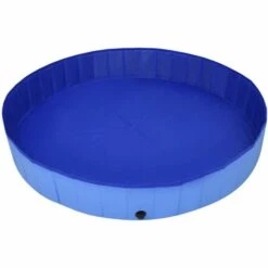 VidaXL Piscine Pliable Pour Chiens Bleu 200x30 Cm PVC -Toilletage et hygiène du chien Soldes 30160724 4