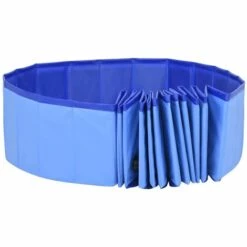VidaXL Piscine Pliable Pour Chiens Bleu 200x30 Cm PVC -Toilletage et hygiène du chien Soldes 30160724 5